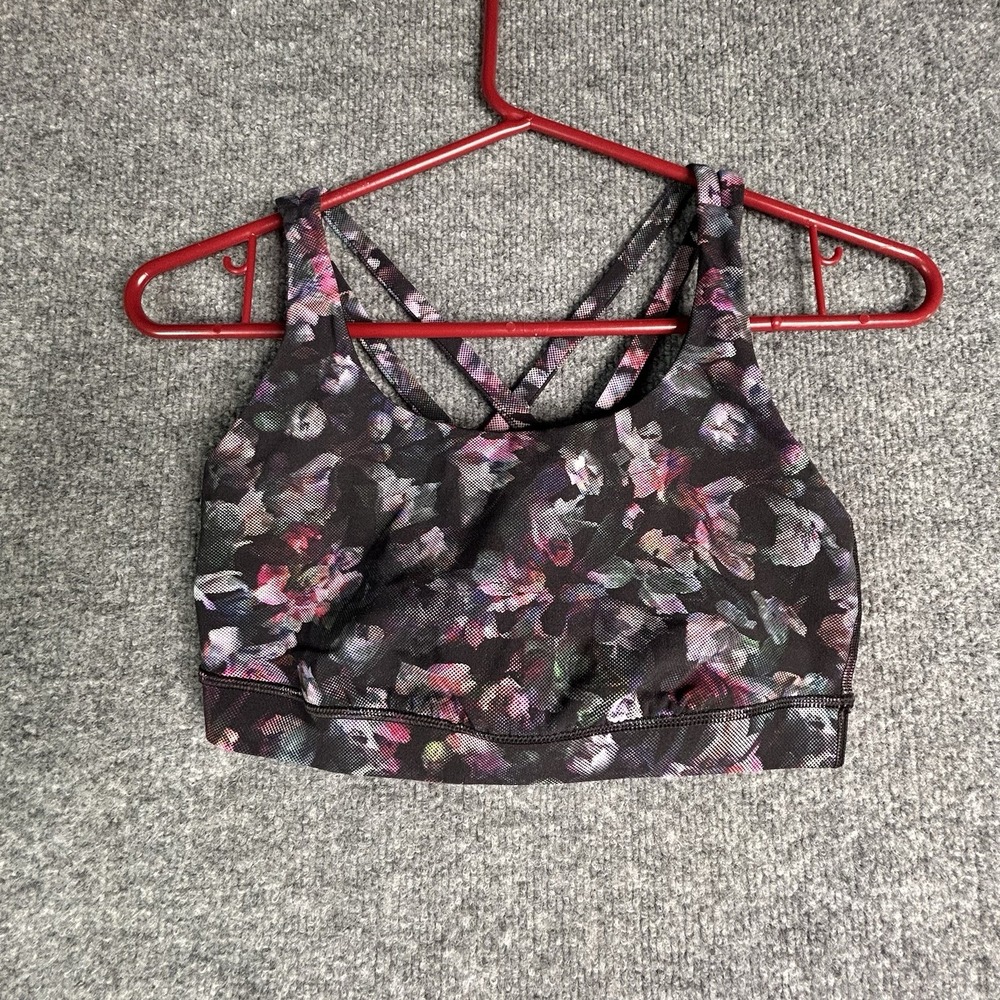 Lululemon Energy‎ Sports Bra Size 6 Yoga Activewear